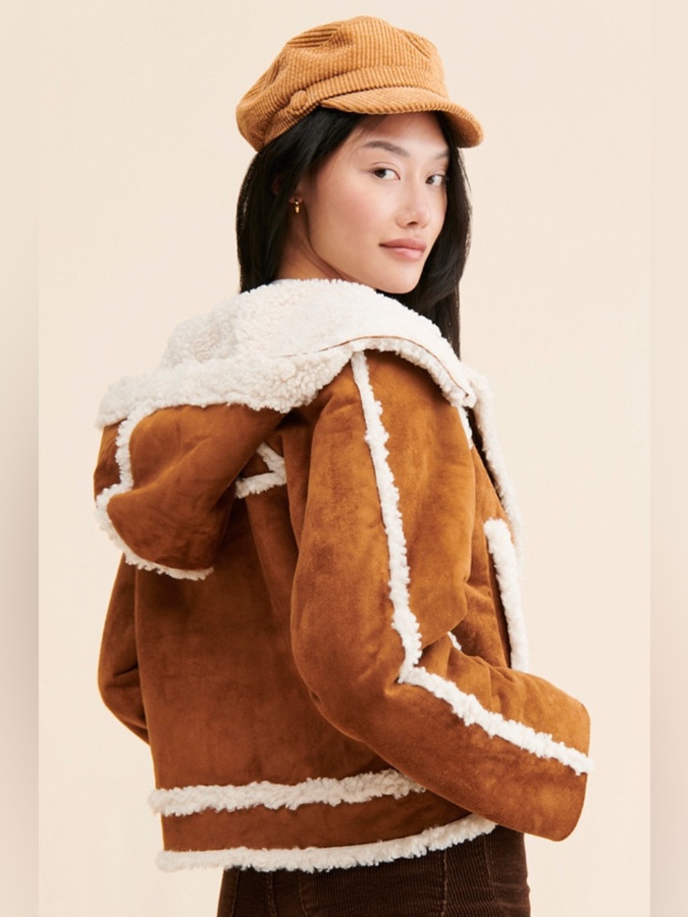 FP We The Free Vegan Exchange Shearling Jacket